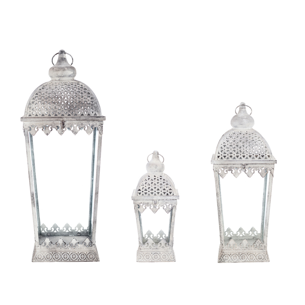 Lanterna portacandela metallo/vetro Eleusi Collection