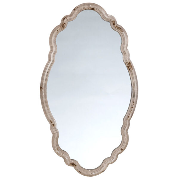 specchio con cornice blanc mariclò