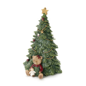 albero con orsetta christmas carol nuvole di stoffa