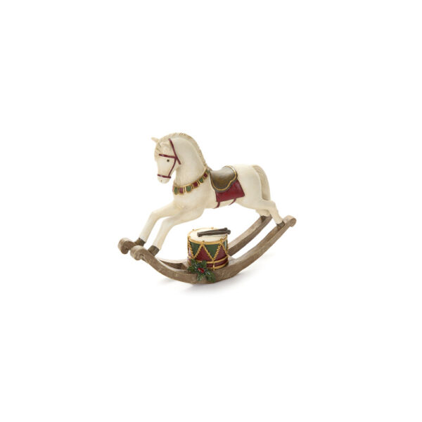 cavallo a dondolo christmas carol nuvole di stoffa